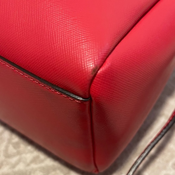 Poppy red Coach bag - Picture 11 of 13